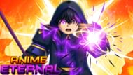 Anime Eternal features a click-to-damage game mechanism (Image via Roblox)
